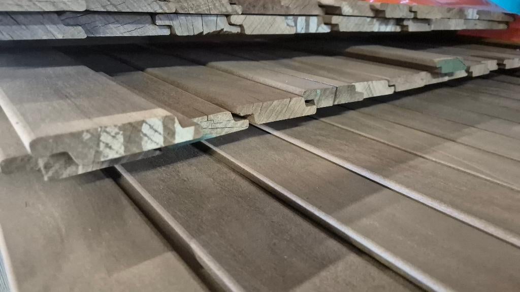 Channelsiding Bahia, Els, Grenen, Populier Hydro-thermisch, Doe-het-zelf en Verbouw, Hout en Planken, Ophalen, Minder dan 25 mm