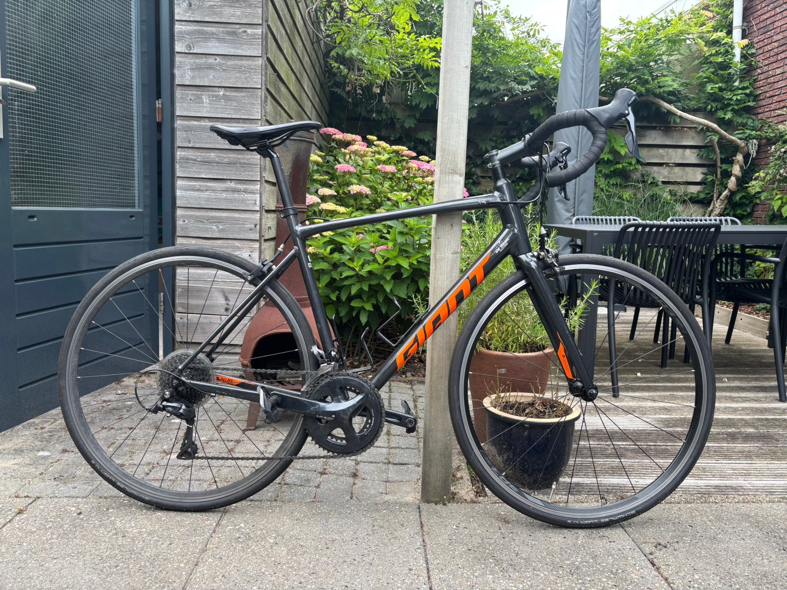 Giant contend racefiets, Fietsen en Brommers, Fietsen | Racefietsen, Ophalen, Gebruikt, Aluminium, Giant