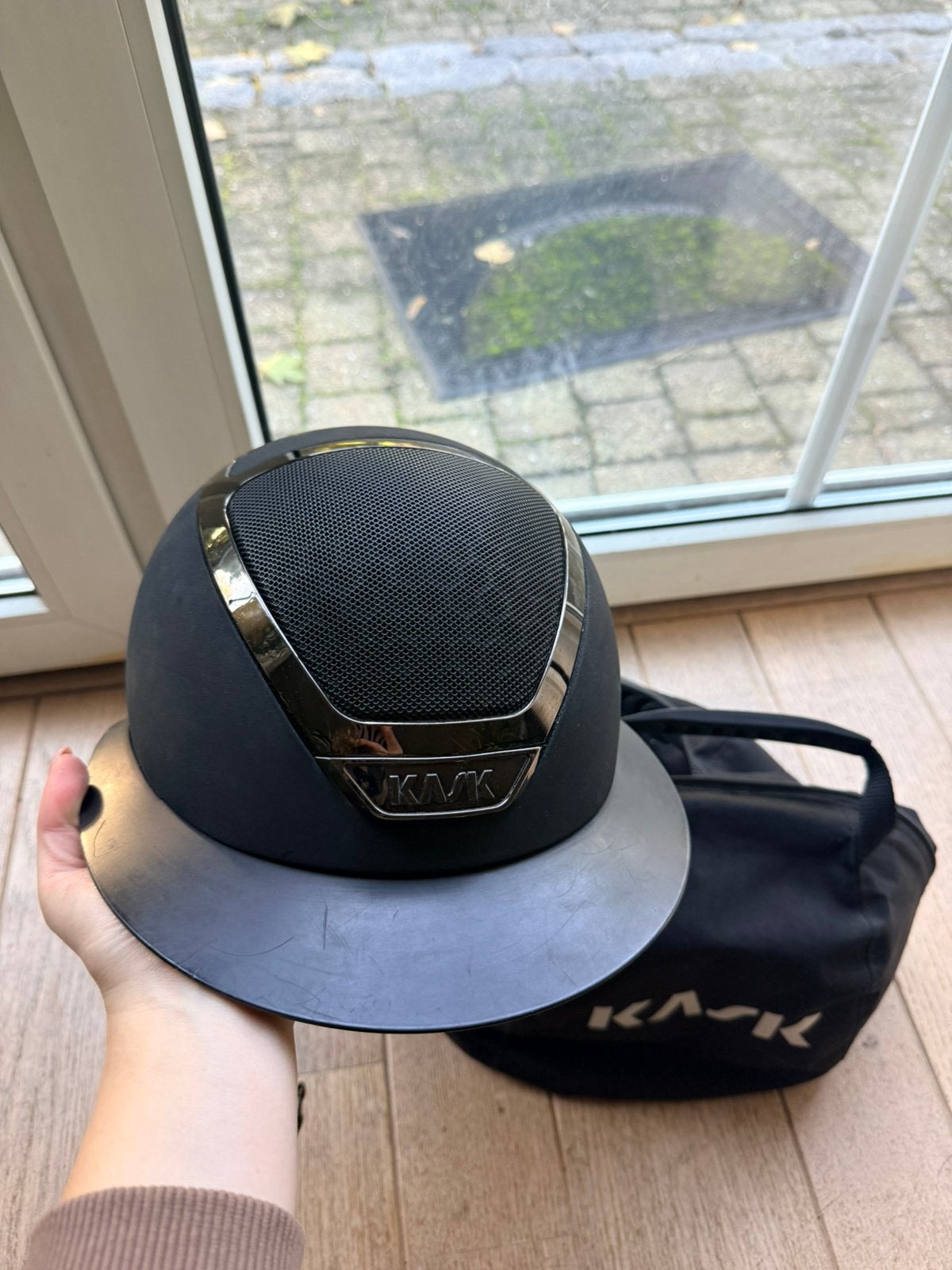 Mooie Kask cap maat 55/56, Ophalen of Verzenden, Zo goed als nieuw, Dressuur