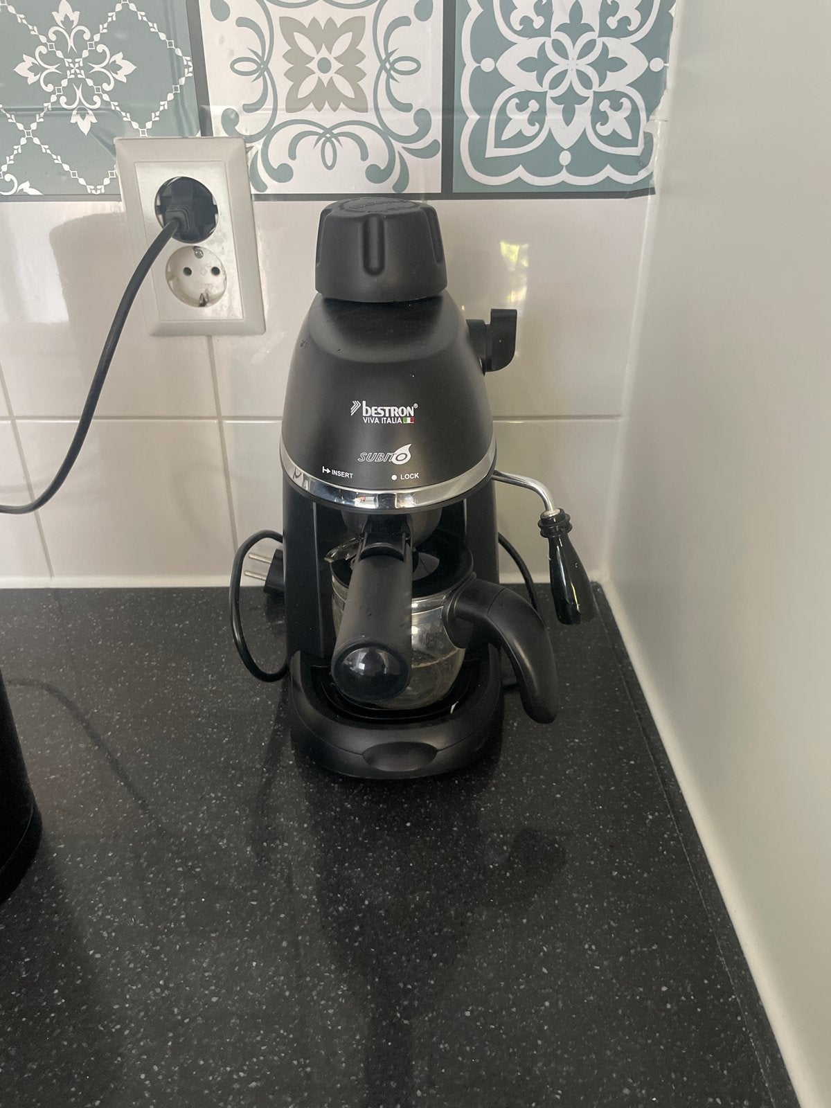 Bestron Viva Italia Subito Espresso Apparaat, Witgoed en Apparatuur, Gebruikt, Espresso apparaat, Gemalen koffie, Ophalen of Verzenden