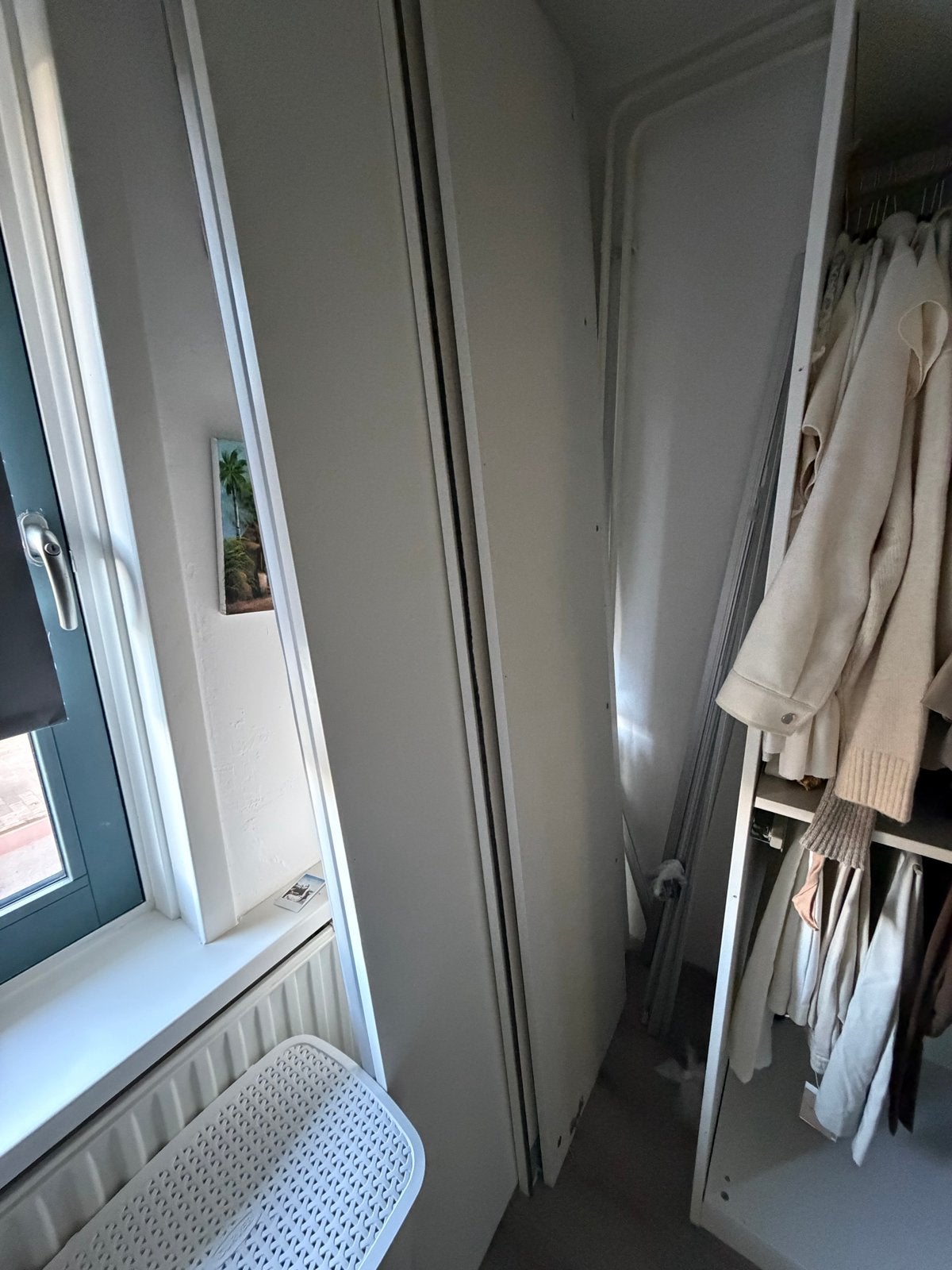 IKEA HASVIK Schuifdeuren (set van 2, wit, 200x236 cm), Ophalen, Overige materialen, Gebruikt, 200 cm of meer