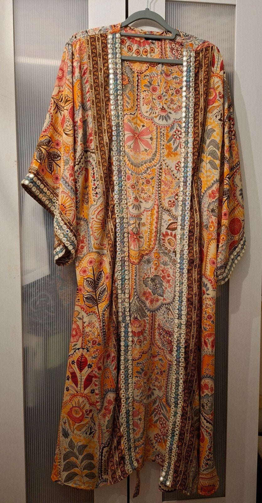 Kimono (lang), Ophalen of Verzenden, Zo goed als nieuw, Maat 46/48 (XL) of groter, Overige typen
