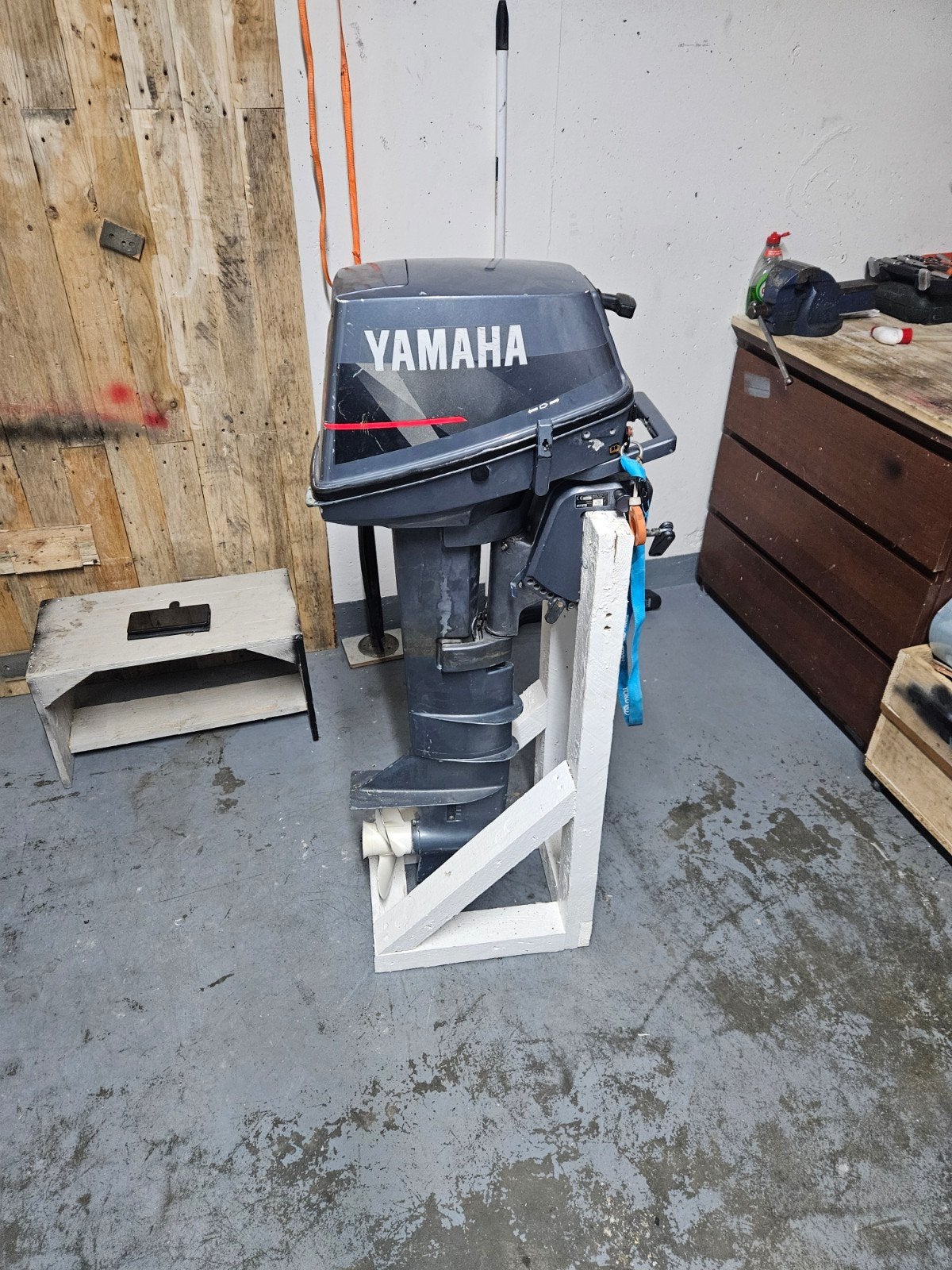 Yamaha 6 pk langstaart 2 takt, Ophalen, Gebruikt, Benzine, 5 tot 10 pk