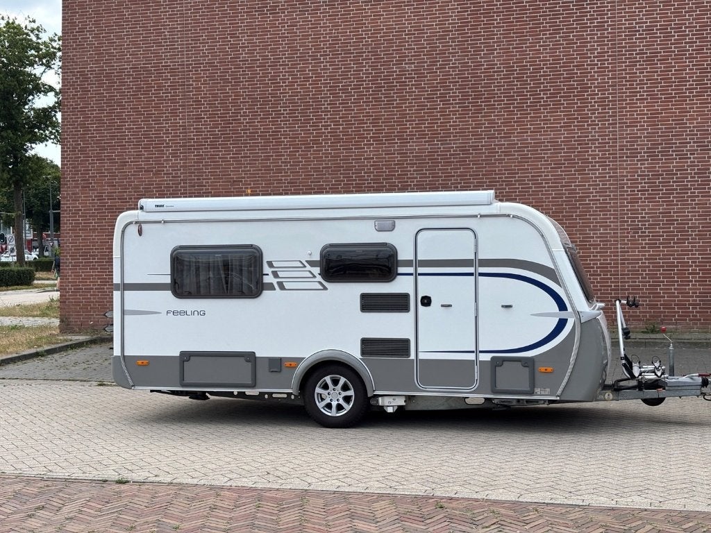 Eriba Feeling 430 | Mover/Lithium | Thule | Unico | Compleet, Caravans en Kamperen, Schokbreker, Rondzit, 750 - 1000 kg, Particulier