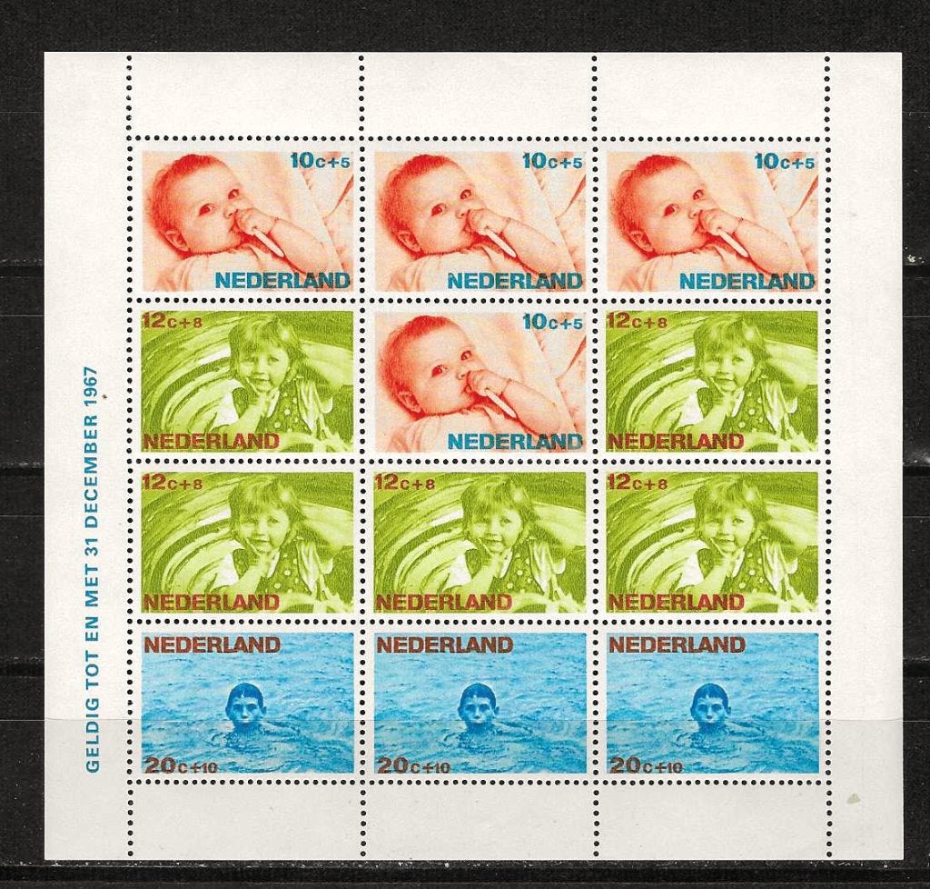 Nl 875 postfris (middenvouw), Ophalen of Verzenden, Na 1940, Postfris