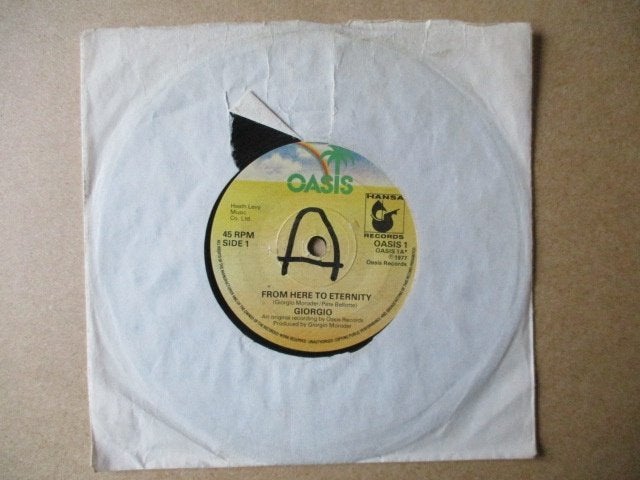 s2375 giorgio - from here to eternity, Cd's en Dvd's, Ophalen, Gebruikt, 7 inch, Overige genres