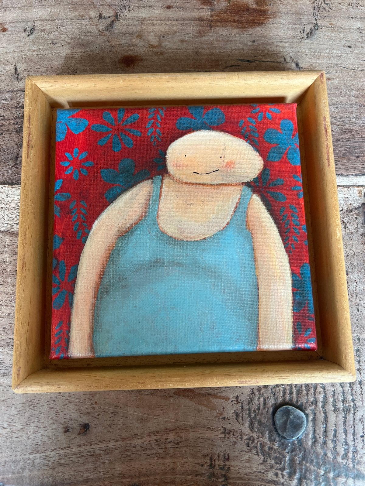 Modern schilderij: 'Wie zijn jullie?' door Sanne Kuiper, Antiek en Kunst, Kunst | Schilderijen | Modern, Hout, Ophalen of Verzenden
