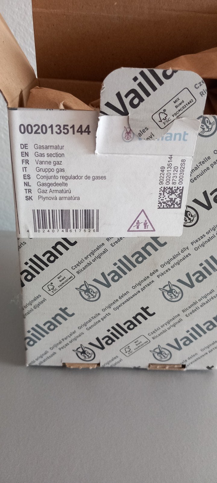 Vaillant gasarmatuur 0020135144 - Nieuw in doos, Ophalen of Verzenden