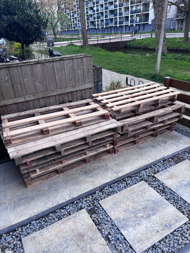 Pallets, Doe-het-zelf en Verbouw, Hout en Planken, Ophalen, Gebruikt, Pallet, Minder dan 200 cm