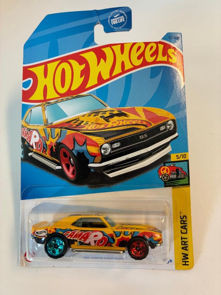 89461: Chevrolet Copo Camaro - 1968 - Hot Wheels, Nieuw, Ophalen of Verzenden, Gondel 1, 1186MJ Amstelveen, Service.nl@mattel.com