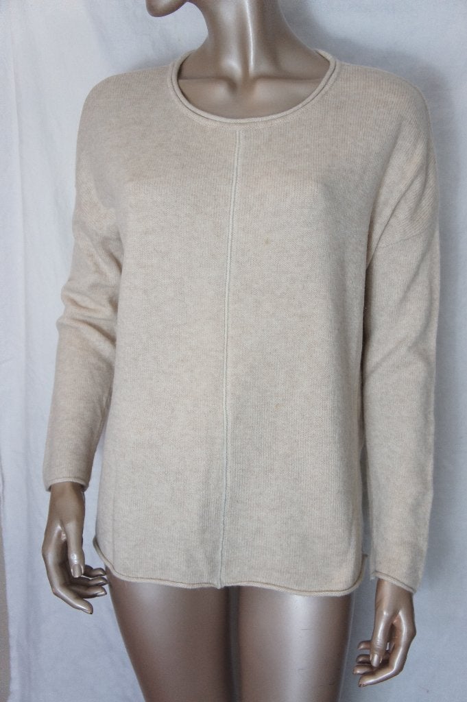YUMA trui maat S ( valt 40/42) WOOL CASHMERE, Kleding | Dames, Verzenden, Zo goed als nieuw, Maat 38/40 (M), Beige