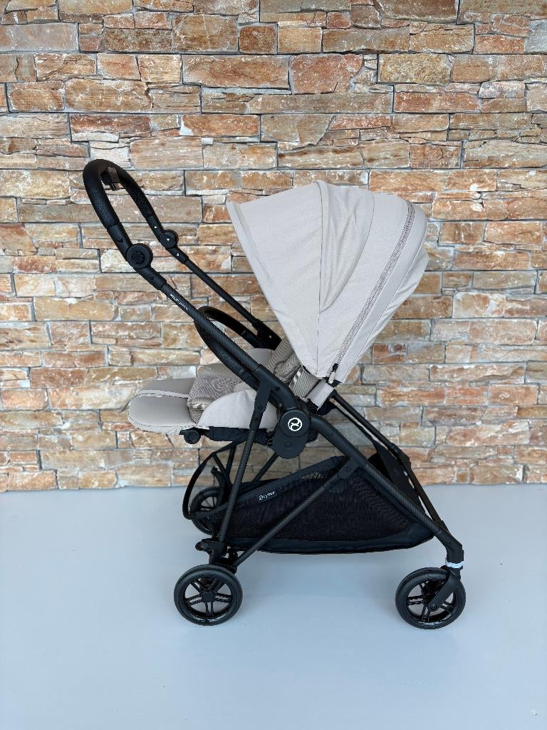 Cybex Melio carbon kinderwagen 2-in-1, Ophalen, Zo goed als nieuw, Overige merken, Verstelbare rugleuning