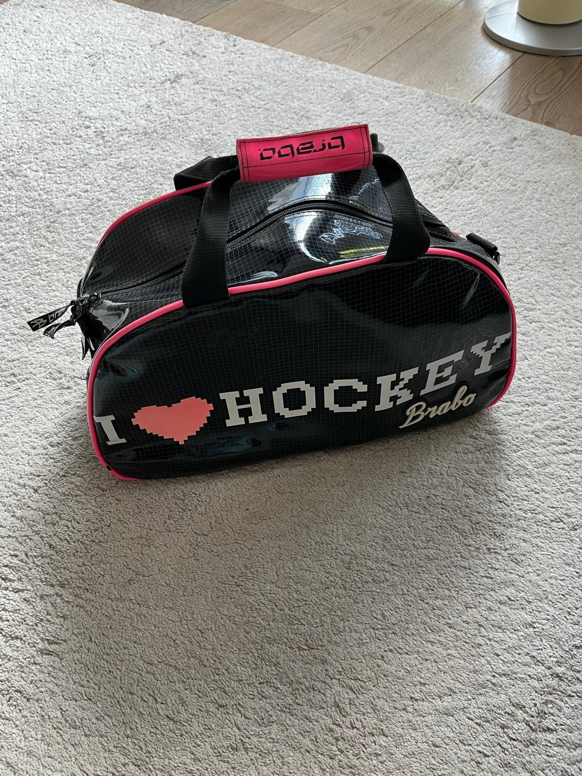 Brabo Hockey Tas - Zwart met Roze accenten, Ophalen, Gebruikt, Tas