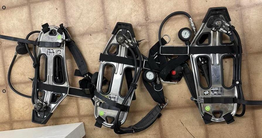 Dräger PA80 Persluchttoestellen (3 stuks), Ophalen of Verzenden, Gebruikt, Overige typen