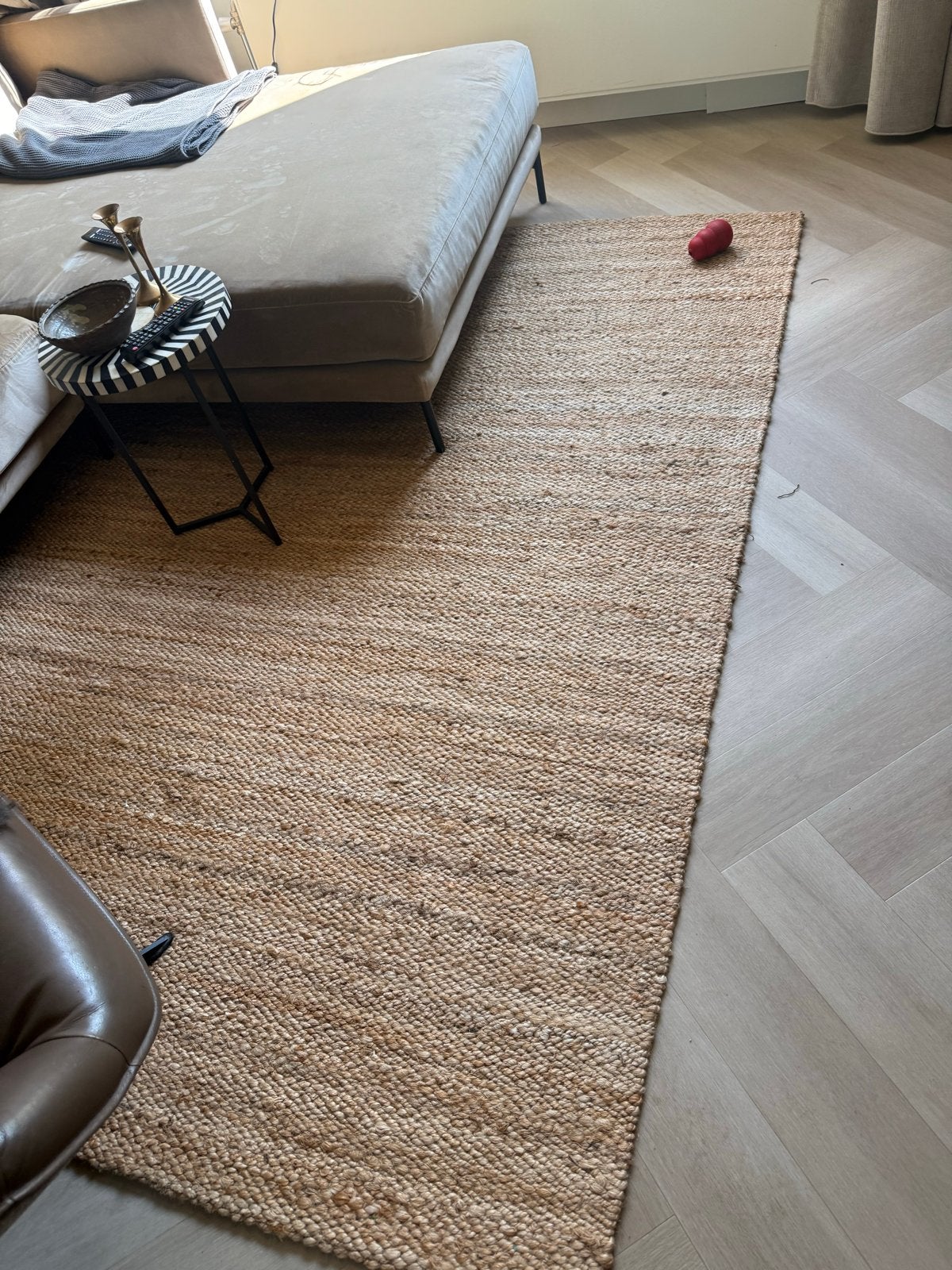 Rocaflor Jute Vloerkleed 160x230 cm - Nieuw in verpakking, Huis en Inrichting, Stoffering | Tapijten en Kleden, Ophalen, Beige