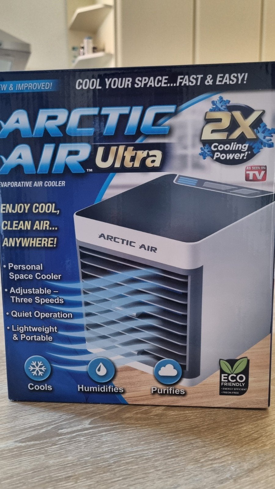 2 luchtkoelers artic air ultra., Witgoed en Apparatuur, Verzenden, Mobiele airco, Minder dan 60 m³, 3 snelheden of meer