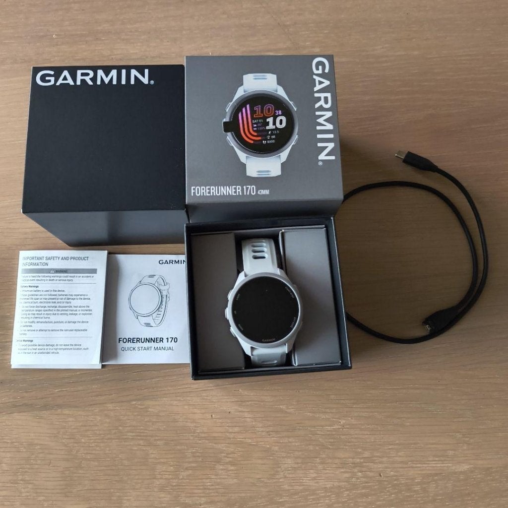 Garmin forerunner 170, Wit, Garmin forerunner, Ophalen of Verzenden, Zo goed als nieuw