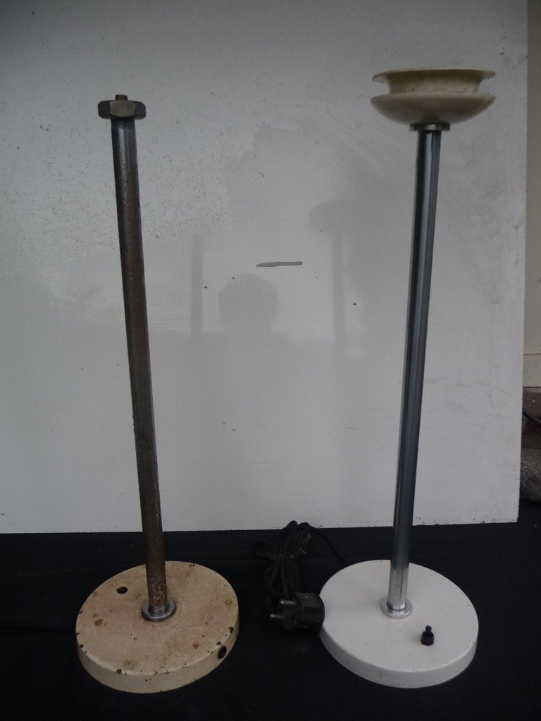gispen lamp/gispen tafellamp/gispen tafelllamp 5018, Huis en Inrichting, Gebruikt, Gispen, Metaal, E27 (groot)