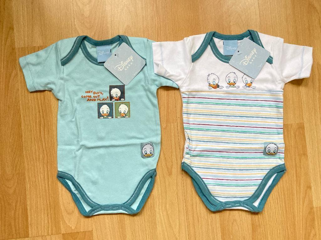 2x Disney romper maat 62 / 68 korte mouw nieuw, Kinderen en Baby's, Babykleding | Maat 62, Disney, Nacht- of Onderkleding, Nieuw