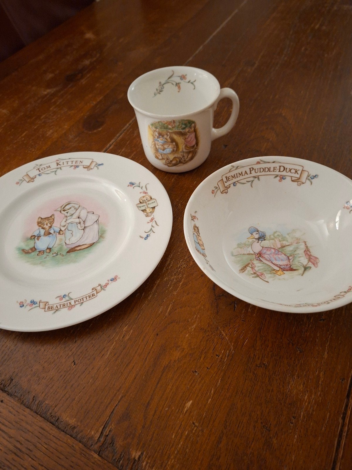Royal Albert Beatrix Potter kinderservies - 3 delig, Ophalen of Verzenden