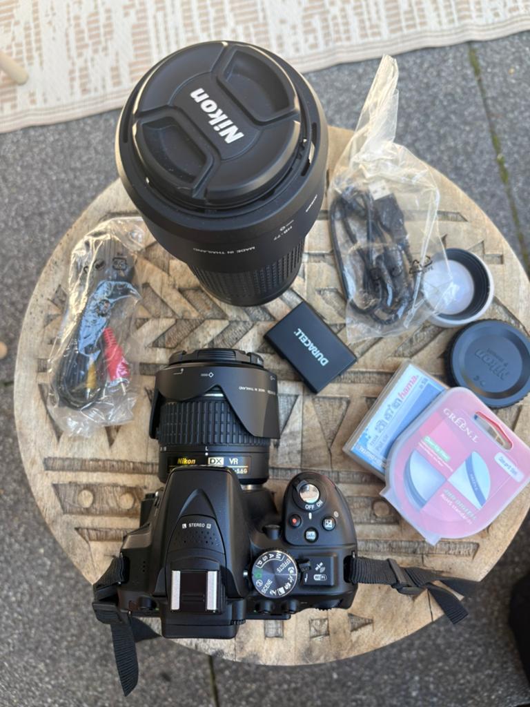 Nikon D5300 body met twee lenzen, Ophalen, Gebruikt, Spiegelreflex, Nikon