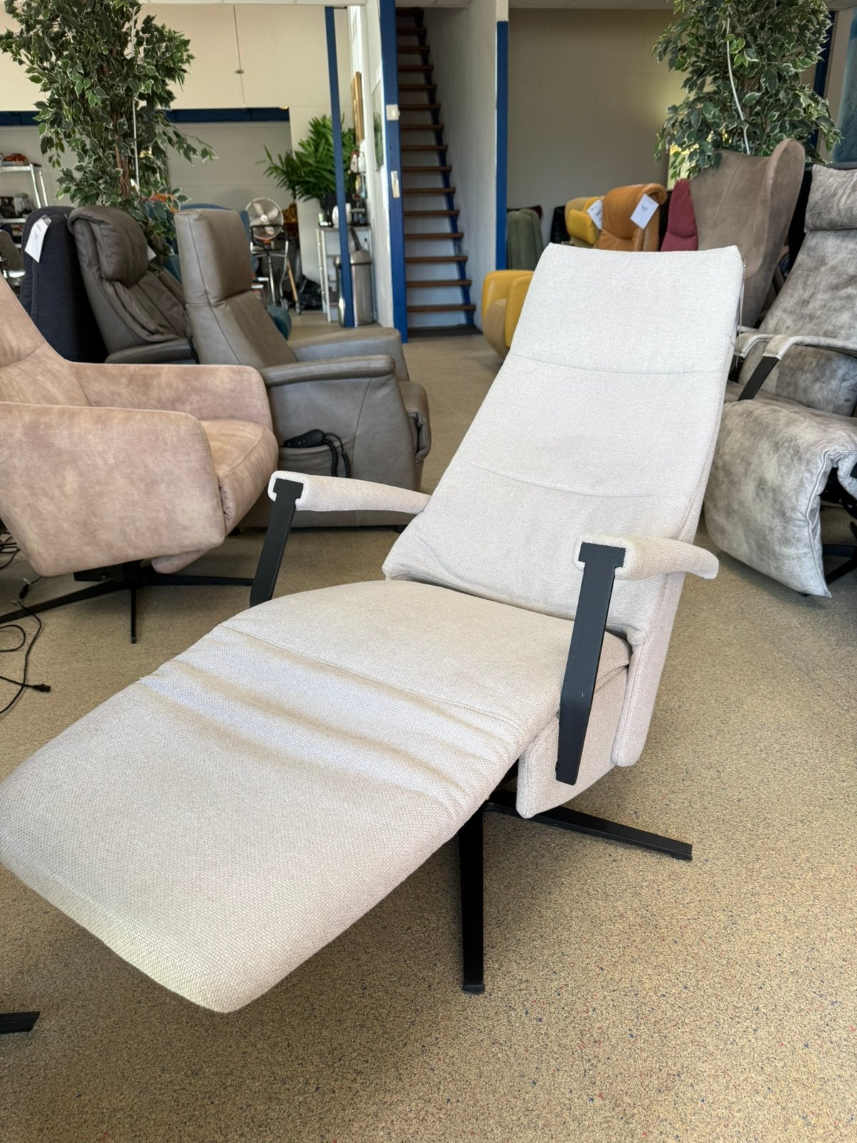 Velderhof Liri relax fauteuil nieuwstaat gratis bezorgd, Ophalen of Verzenden, Zo goed als nieuw, Ruim 100 modellen in alle kleuren en maten