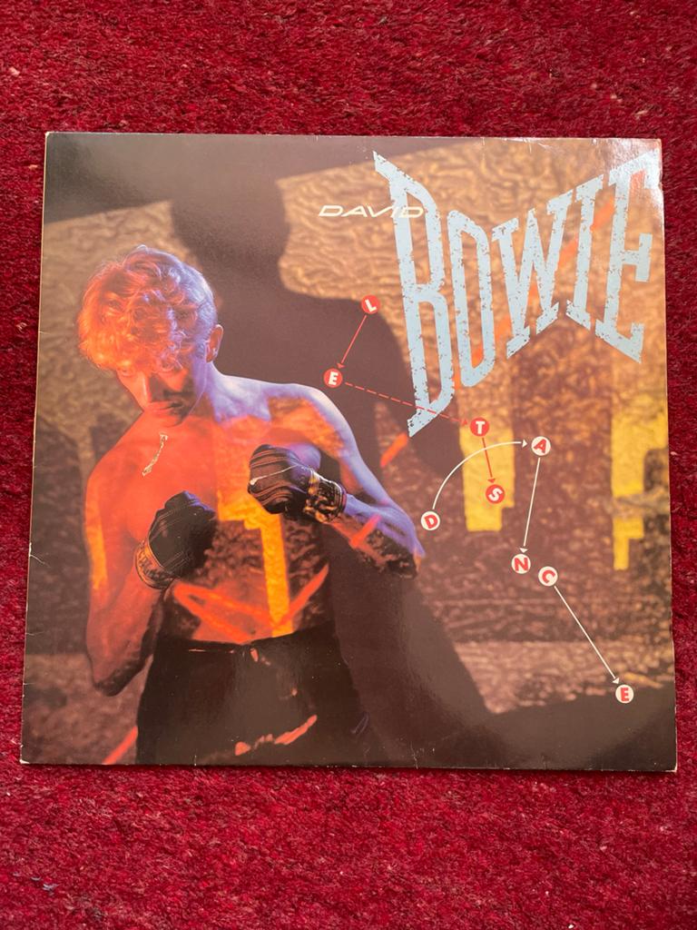 David Bowie - Let's Dance LP (1983), Gebruikt, Originele persing, 1980 - 1989, Ophalen of Verzenden