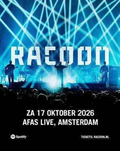 Racoon 17 oktober AFAS RUILEN VOOR 16 OKTOBER 4 kaarten, Drie personen of meer, Oktober