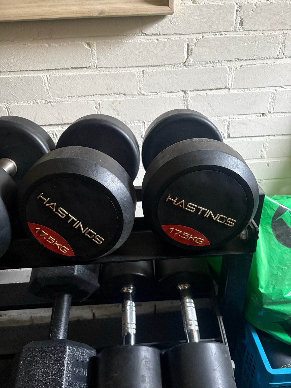 Hastings Dumbbells 17.5KG - Zo goed als nieuw, Ophalen, Zo goed als nieuw, Armen, Dumbbell