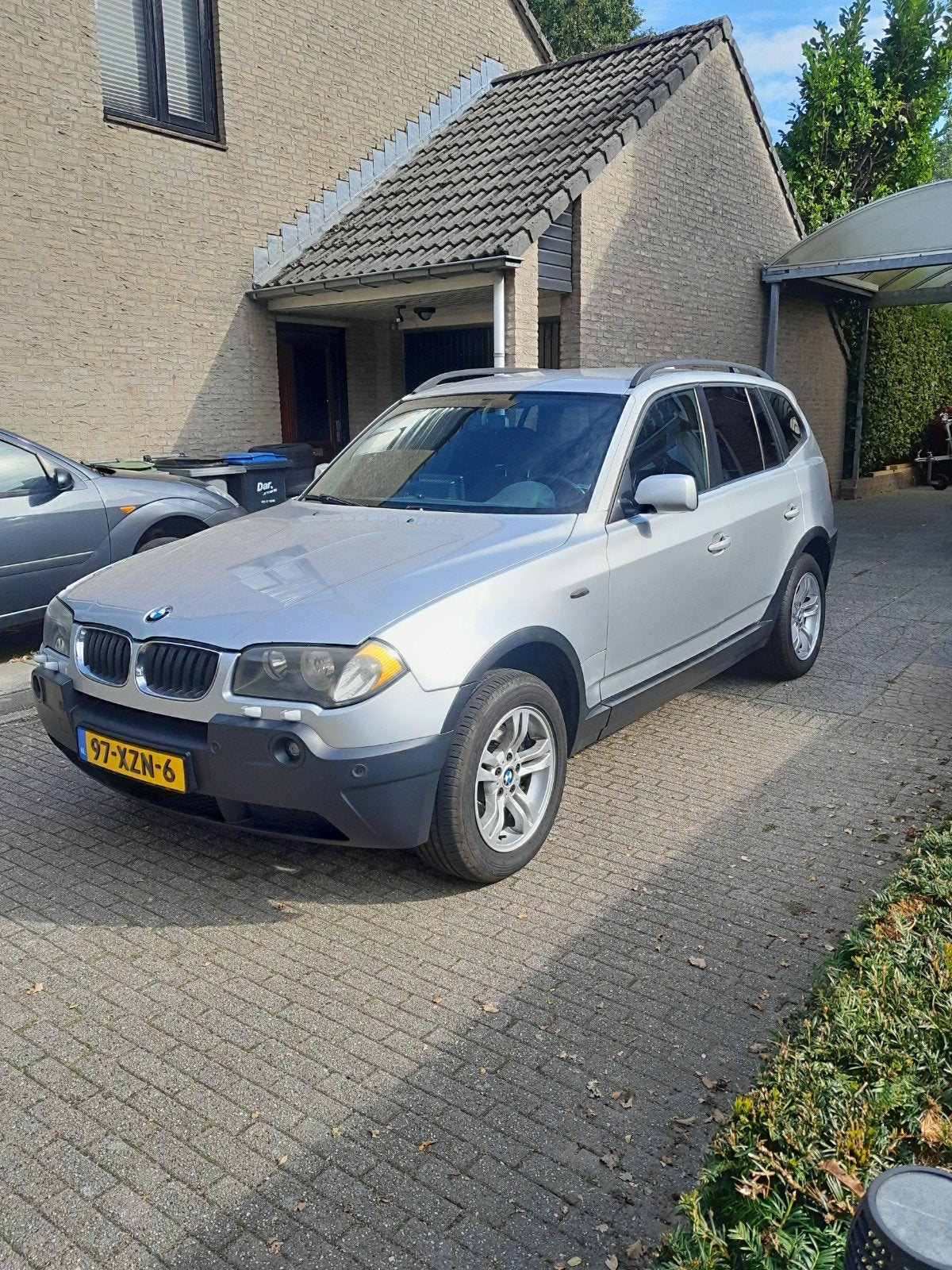 BMW x3 3.0i  2003, Auto's, Automaat, Zwart, 2000 kg, Stationwagon