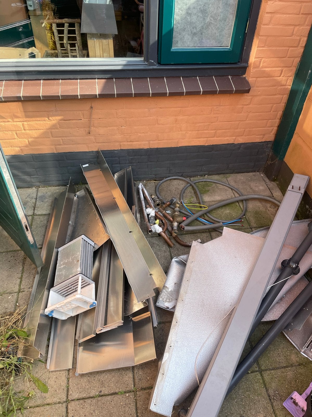 Diverse oud ijzer en metalen : Koper,Aluminium, rvs, Ophalen, Gebruikt