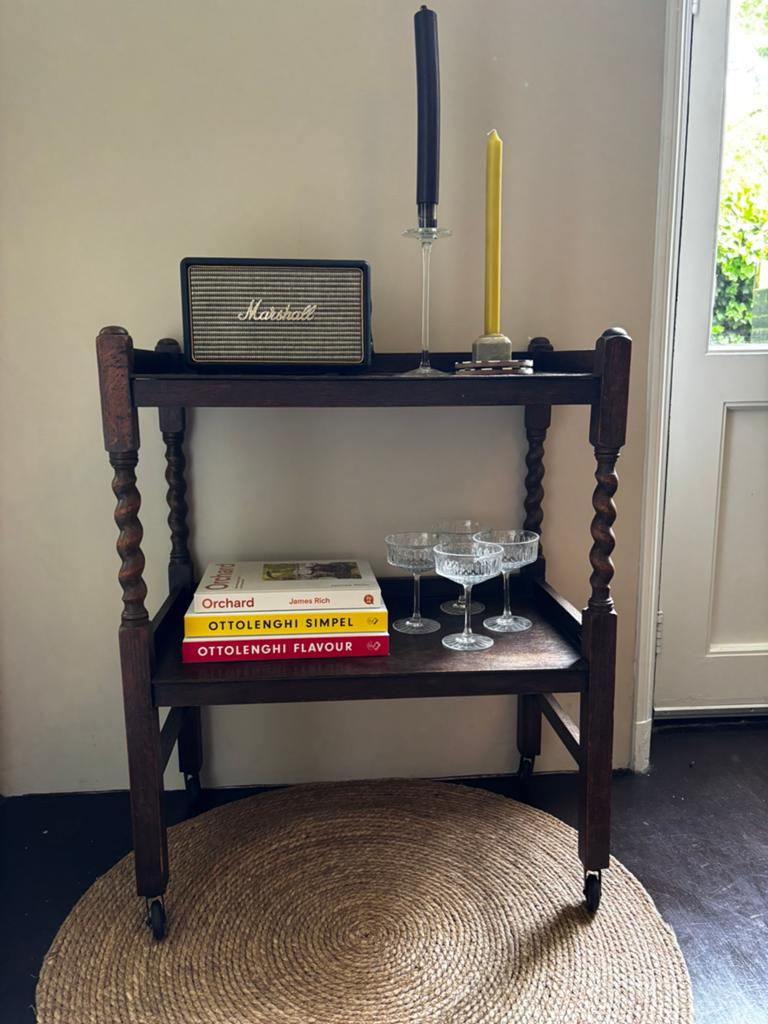Vintage bar karretje, Ophalen, 50 tot 100 cm, Zo goed als nieuw, 25 tot 50 cm
