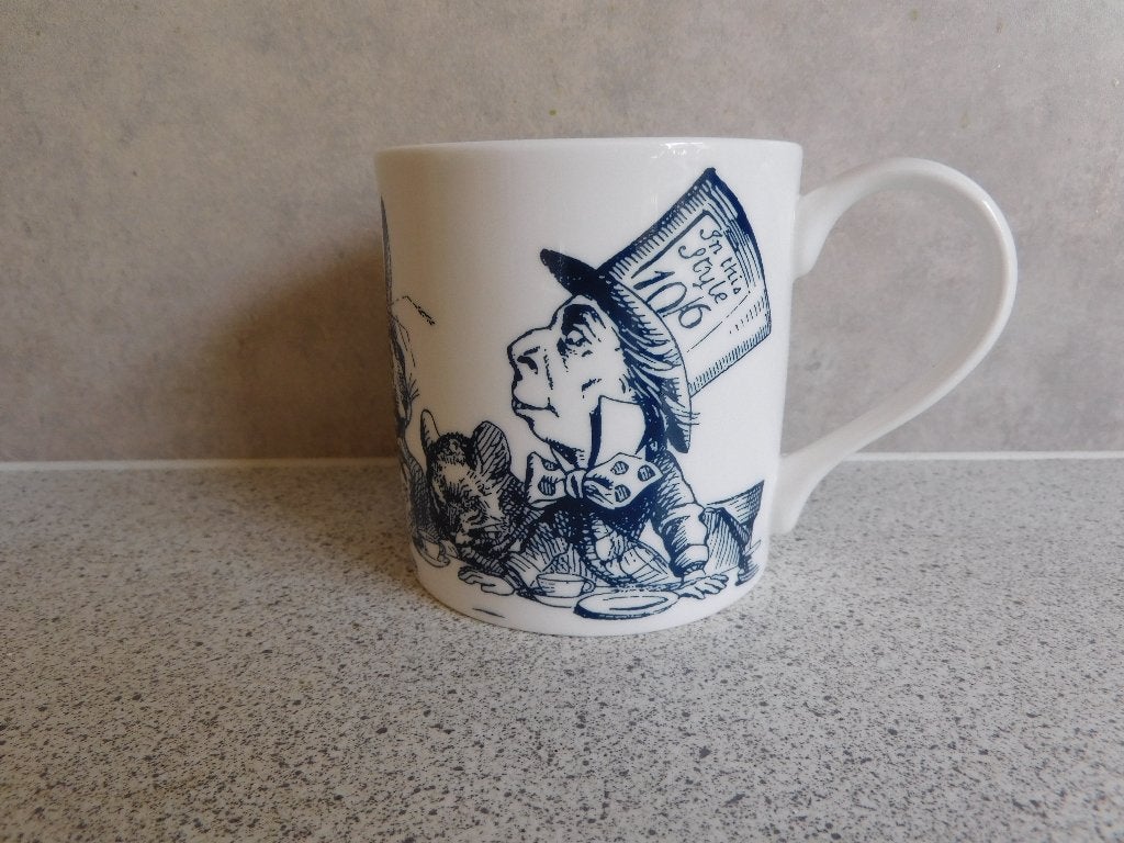 Mok Fine Bone China Mad Hatter - Whittard Chelsea - 400 ml, Huis en Inrichting, Overige merken, Zo goed als nieuw, Overige stijlen