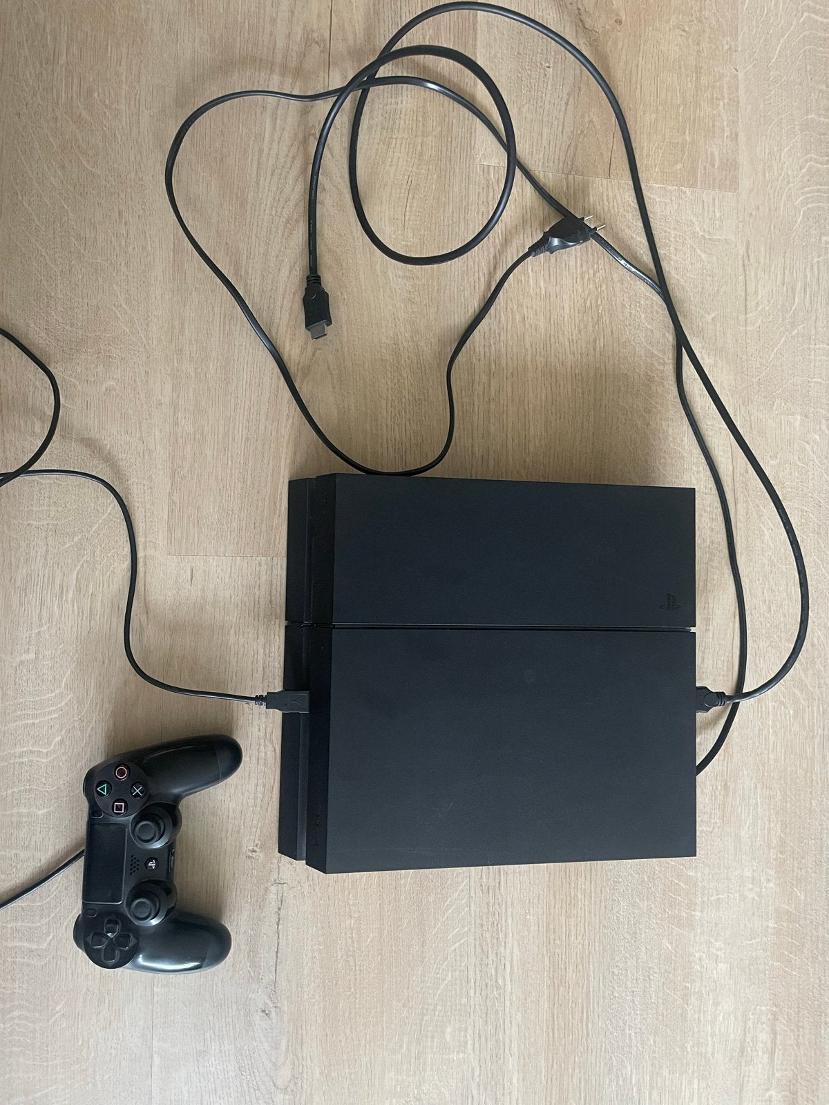 PlayStation 4 500GB + controller + 6 spellen, Spelcomputers en Games, Ophalen, Met 1 controller, Original, 500 GB