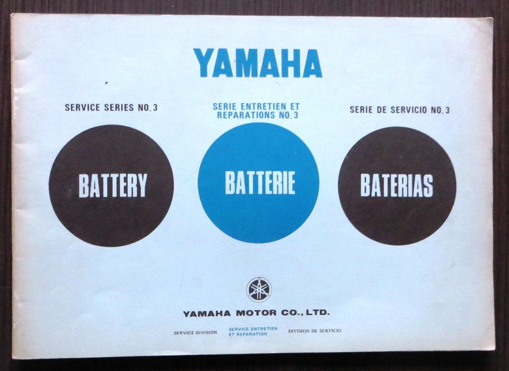 Yamaha Service Series No. 3 / Battery - 1970 - 45 blz, Verzenden, Yamaha