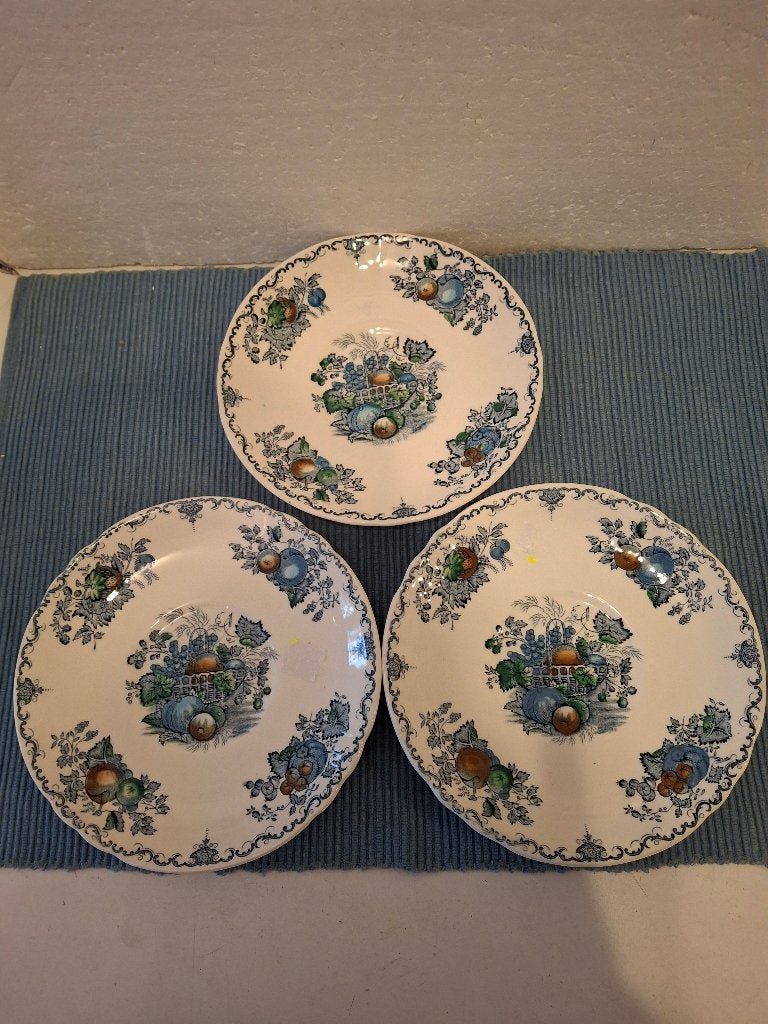 Mason 's England - Fruit Basket - 3 mooie schotels / bordjes, Ophalen of Verzenden