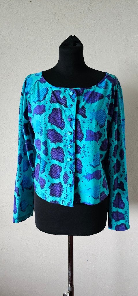 Blauw travelstof vest van Moq - Maat XL (24625), Blauw, Maat 46/48 (XL) of groter, Moq, Ophalen of Verzenden