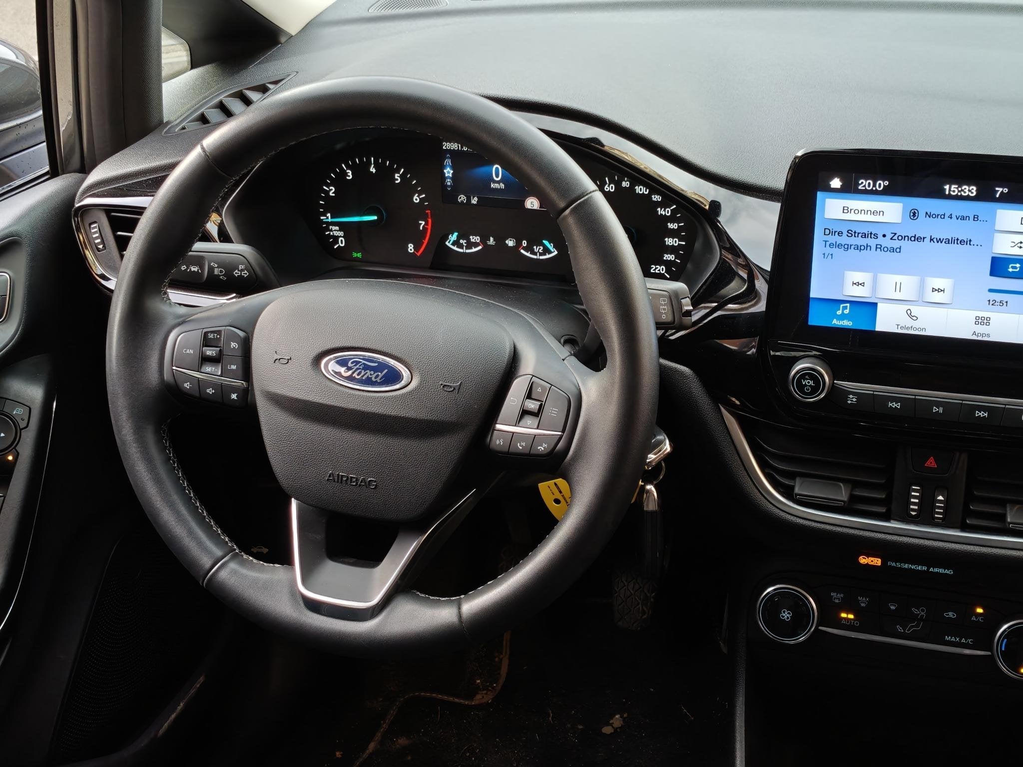 Ford Fiesta 1.0 EcoBoost Titanium | APPLE CARPLAY ANDROID AU, Voorwielaandrijving, Automatische klimaatregeling, Gebruikt, Bedrijf