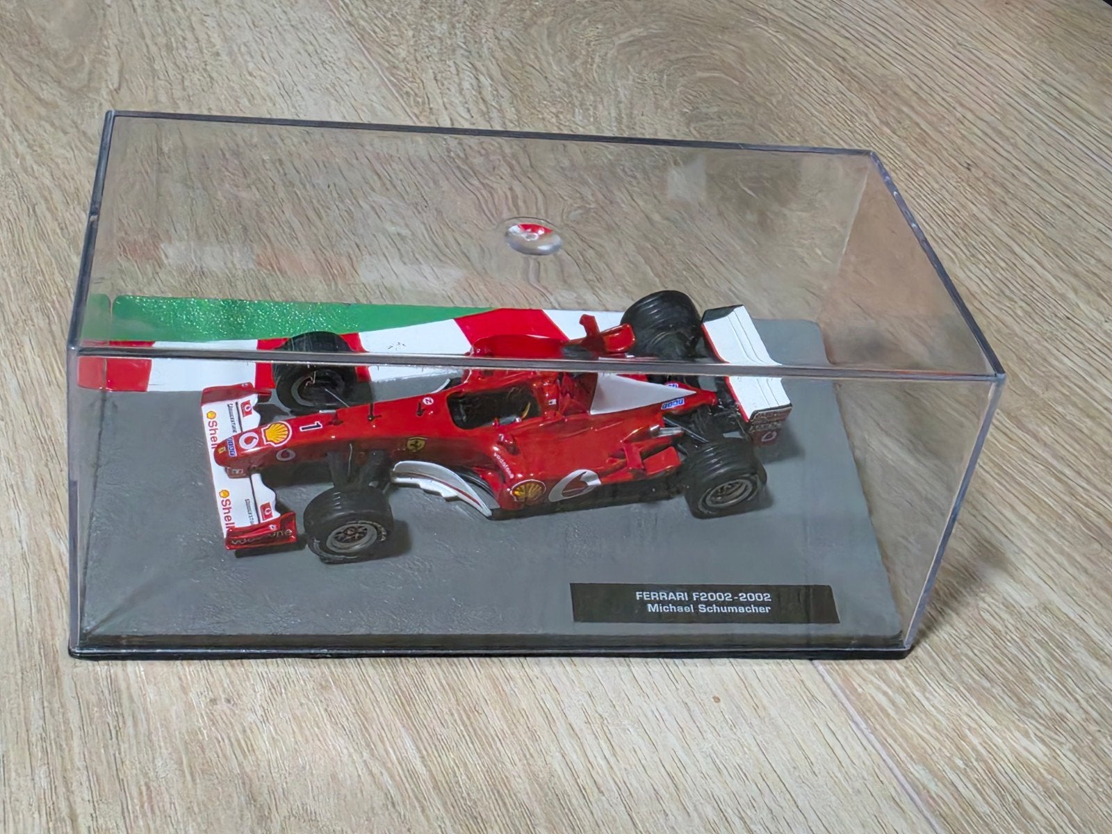 Ferrari F2002-2002 Michael Schumacher schaalmodel, Ophalen of Verzenden, Zo goed als nieuw, Auto, Overige merken