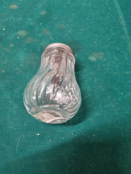 suikerstrooier van glas en metaal, Ophalen of Verzenden, 'T Olde Gre-j, Info@toldegrej.nl, Endepoelstraat 20f Didam