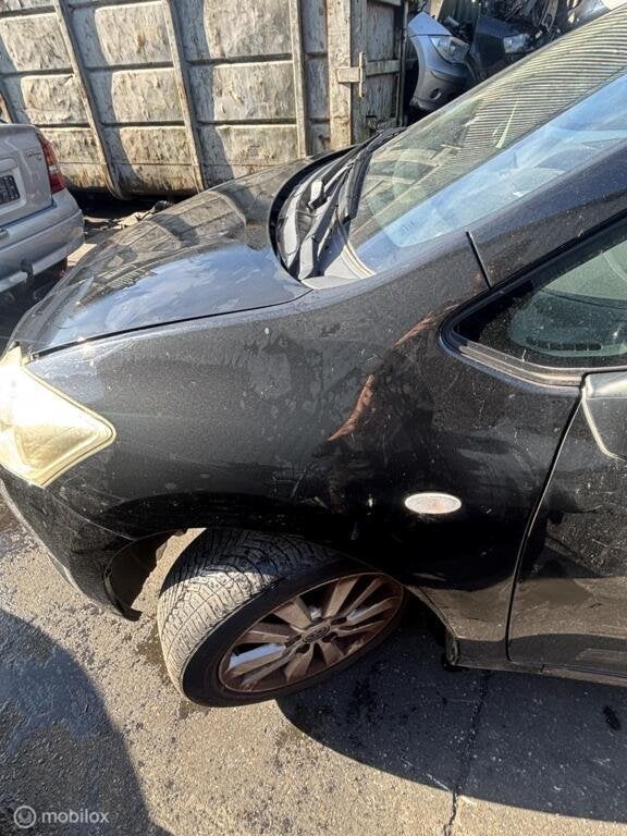 Voorscherm links zwart Toyota Auris I ('07-'12), Auto-onderdelen, Carrosserie en Plaatwerk, Gebruikt, Toyota, Ophalen of Verzenden