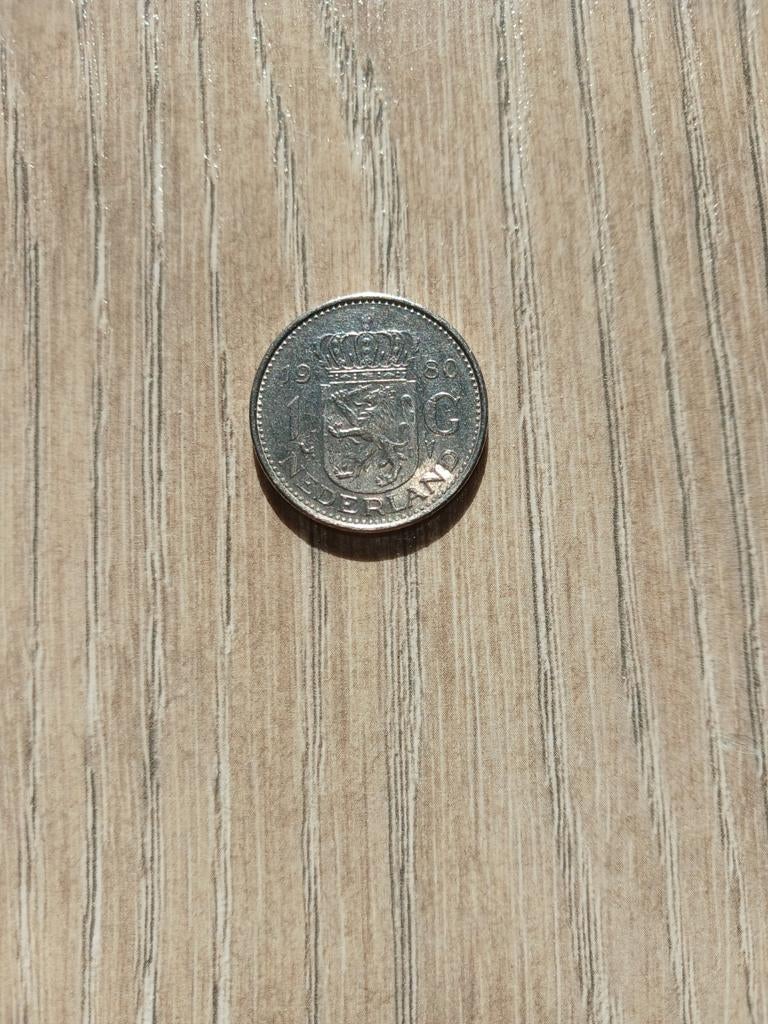 1 Gulden 1980 Koningin Juliana, Postzegels en Munten, Ophalen of Verzenden, Koningin Juliana, 1 gulden, Losse munt
