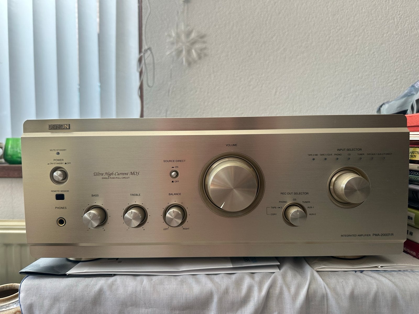 Denon PMA-2000IVR Geïntegreerde Stereo Versterker., Ophalen, Denon, Zo goed als nieuw, 120 watt of meer