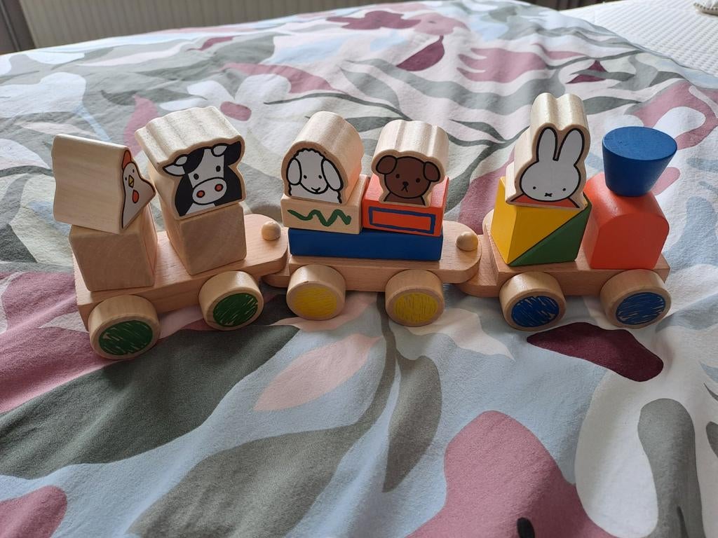 Houten blokkentrein van Nijntje met dieren, Ophalen