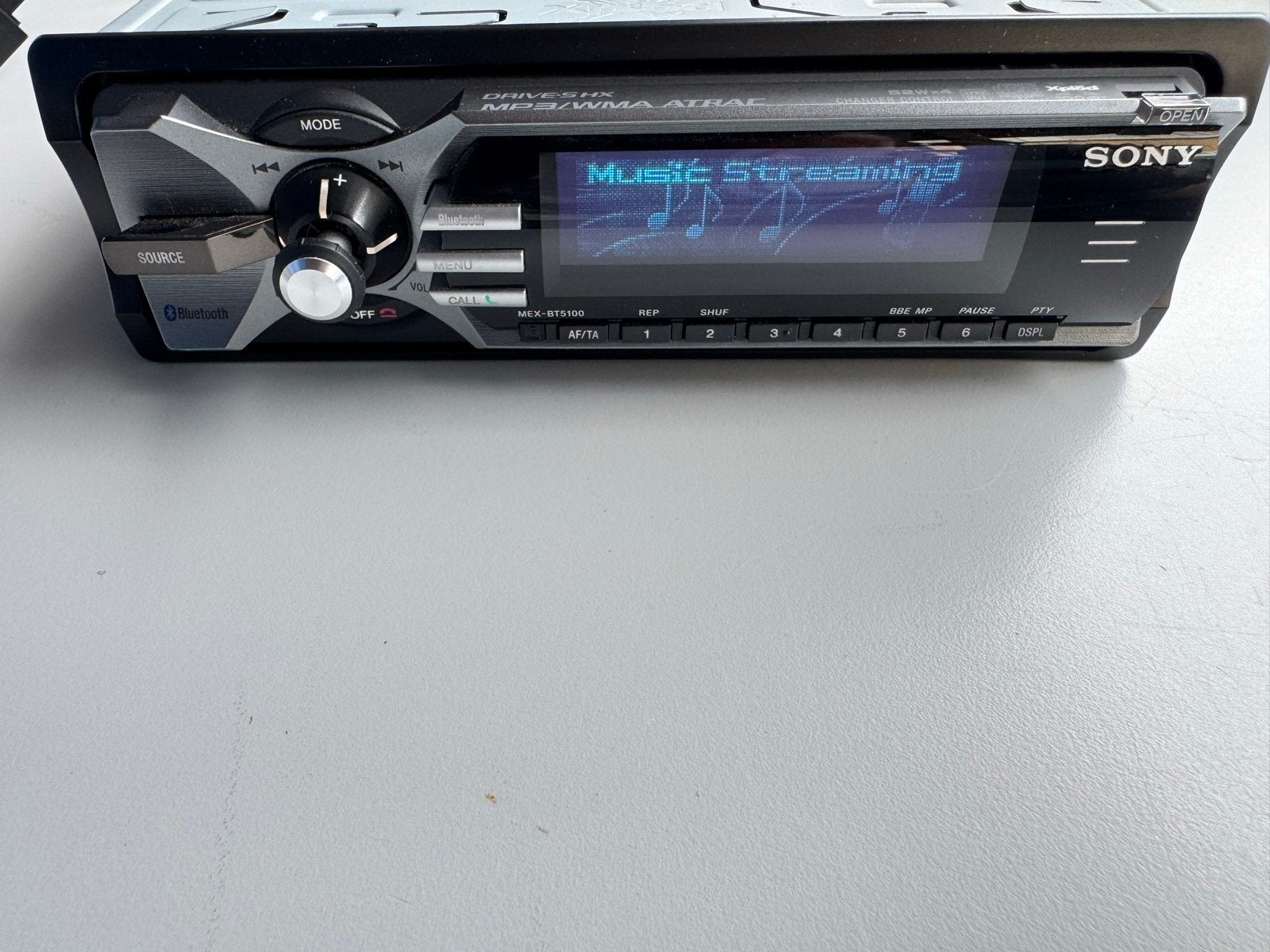 Sony MEX-BT5100 Bluetooth Autoradio animatie scherm z.g.a.n., Ophalen of Verzenden, Zo goed als nieuw