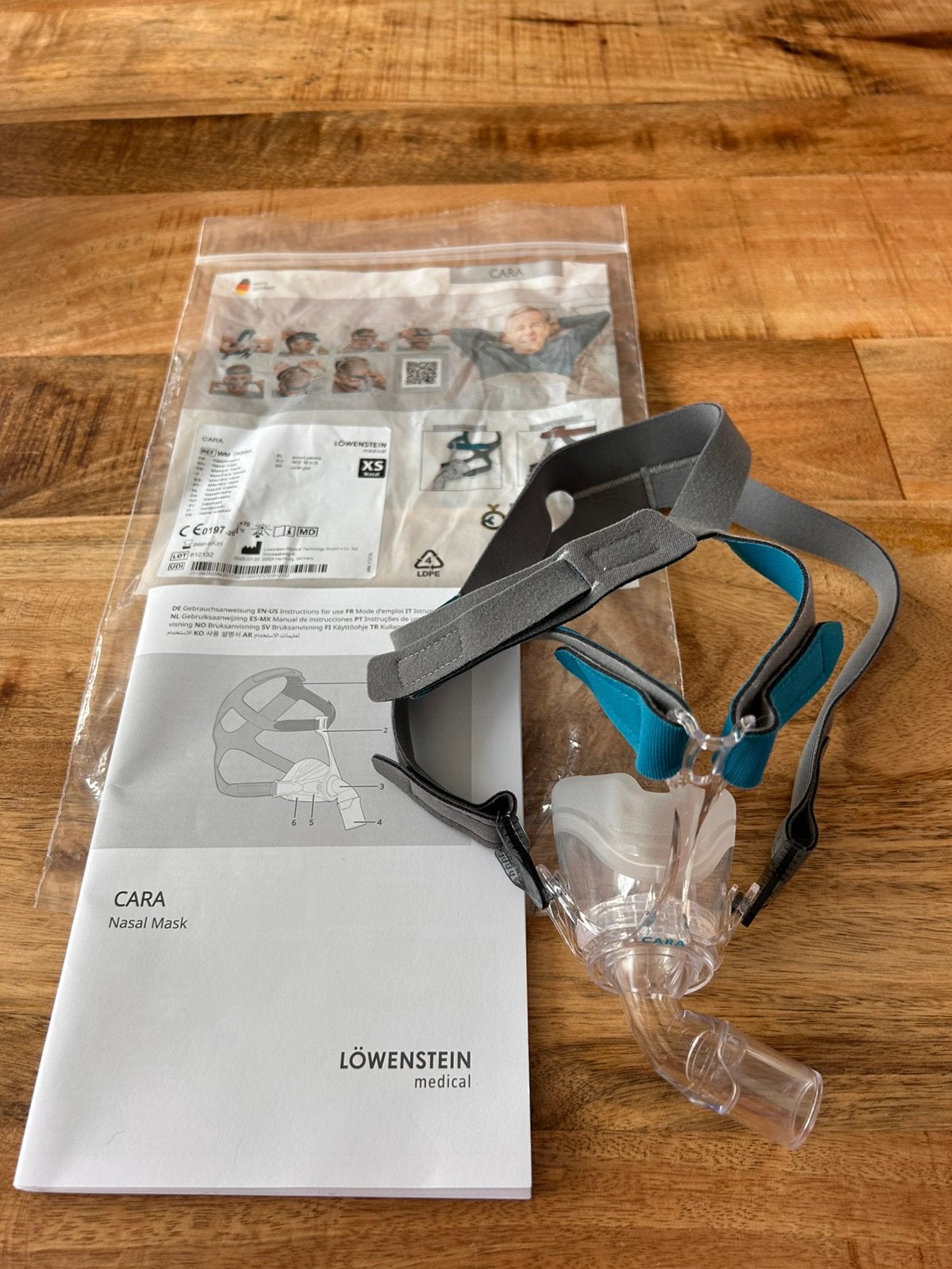 Lowenstein medical CARA neusmasker XS, Ophalen of Verzenden, Zo goed als nieuw