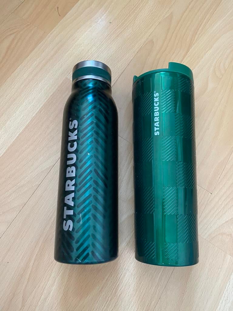 Thermo flessen starbucks, Ophalen of Verzenden, Zo goed als nieuw