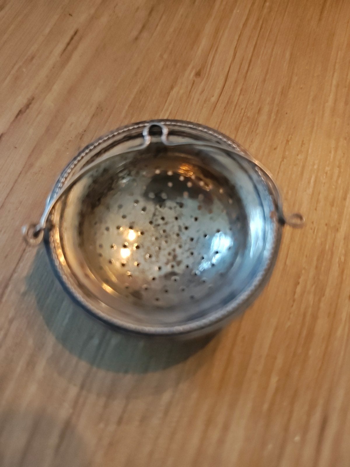 Antiek Zilveren Theezeefje, Ophalen of Verzenden, Zilver