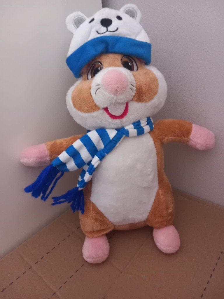 AH Kersthamster met ijsbeermuts, Hamster, Ophalen of Verzenden, Zo goed als nieuw, Albert Heijn