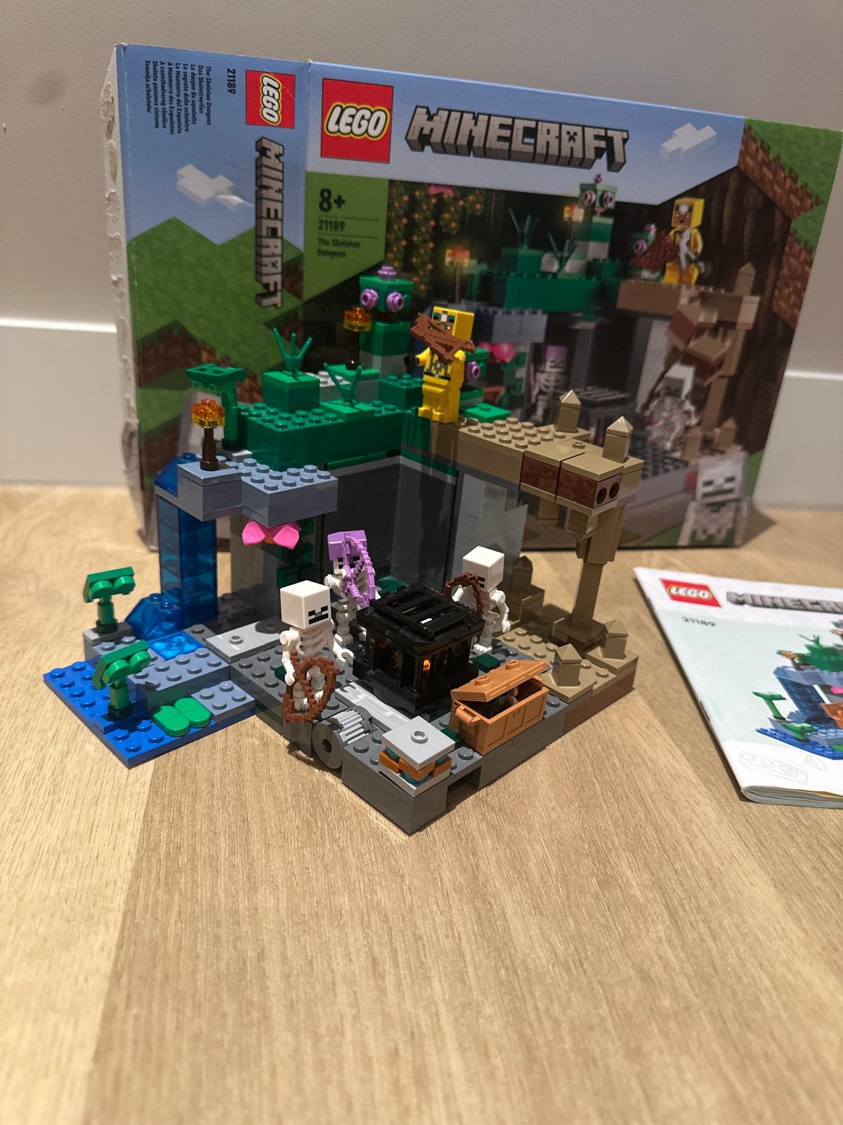 Lego Minecraft 21189 De Skelettenkerker, Minecraft, Lego, Ophalen of Verzenden, Zo goed als nieuw